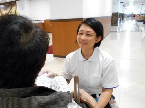 ▲利用者さまに寄り添い、信頼関係を築けるよう心がけています