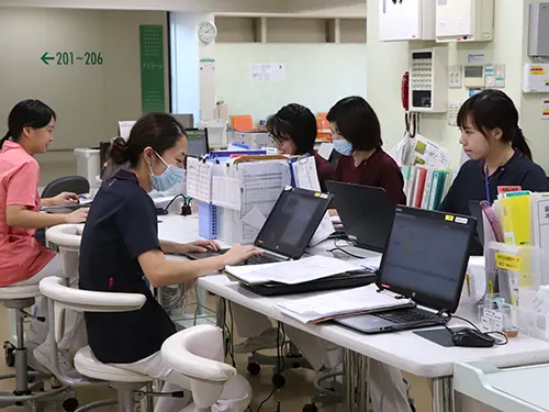 ▲スタッフ同士のサポート体制が整っている環境です