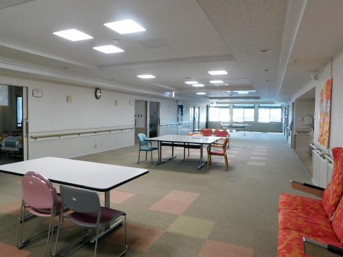▲広々とした快適な空間で、入居者の生活を支えています