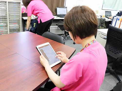 ▲利用者さまの情報をしっかり共有することでスムーズ業務が行えます