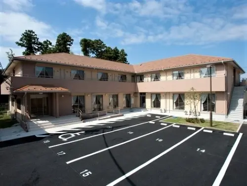 ▲建物は1号館と2号館に別れており、合計定員61名の利用者様のケアをしています！