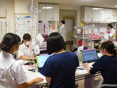 ▲多職種連携が取れていて、雰囲気の良い職場です