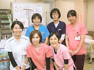 ▲チームワークが良く、ベテラン看護師が揃っているので、安心して仕事ができます