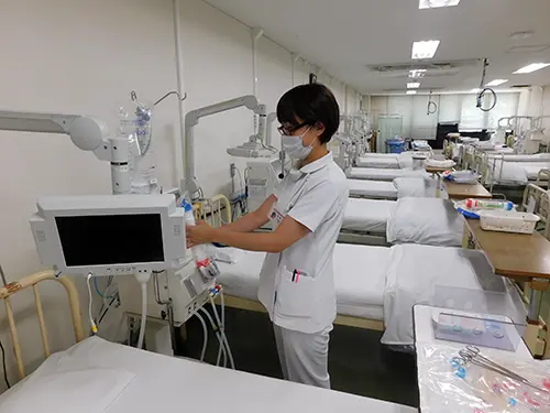 ▲看護師として幅広い場面で活躍できる職場です