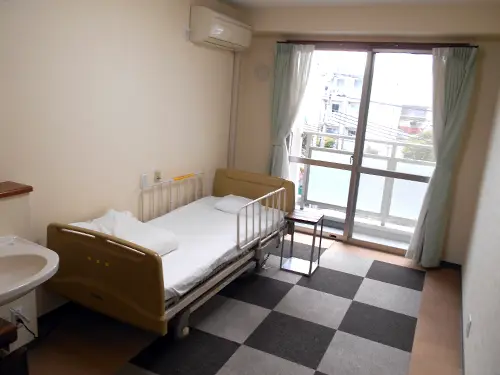 ▲個室を用意し、プライバシーに配慮したケアを提供します