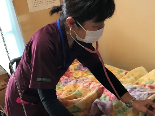 ▲時間内に記録や整理を行って帰宅することを心がけています。