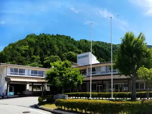 ▲二次救急指定病院。一般病床、療養病床、地域包括ケア病床合わせて全81床を有しています