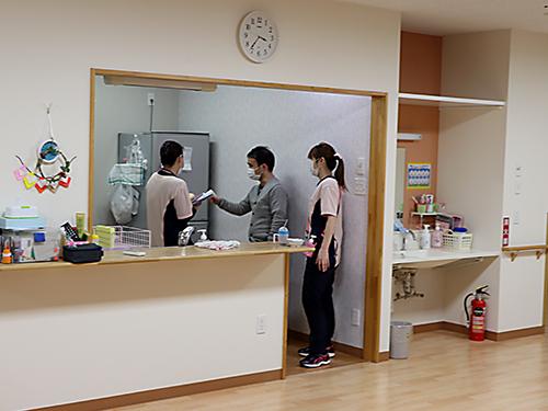 ▲明るくきれいなユニット。職種間のコミュニケーションも活発に行われます