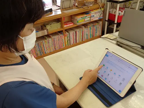 ▲ICT化を進めており、残業も少ないので育児中の方でも働きやすい職場です