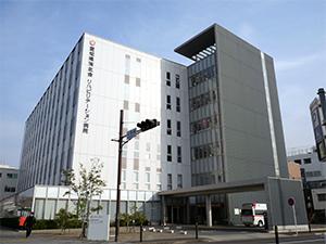 ▲名古屋駅から約2km。利便性の高い地域にある都市型の病院です