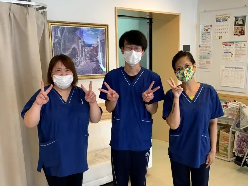 ▲職員一人ひとりの成長具合を考慮し独り立ちまでサポートしています！
