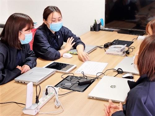 ▲訪問看護ステーションの立ち上げから携われ、貴重な経験を得ることができます