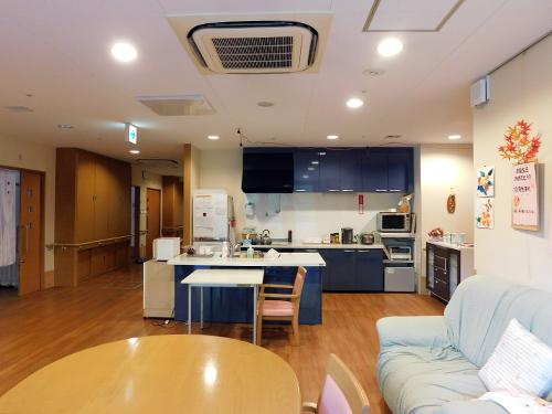 ▲完全個室の「ユニテけいわ」や、居宅介護支援事業所などが併設されています