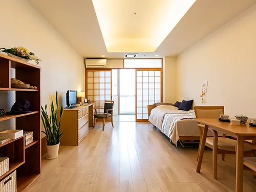 ▲入居者様の理想の最期を叶える体制が整っています