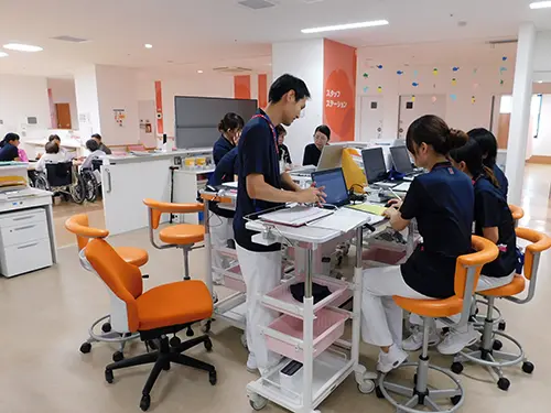 ▲退院前・退院後の訪問に向けた体制作りも進行中です