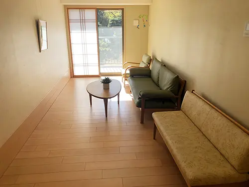 ▲屋上には庭園があり、ほどよい緑に囲まれた環境で心地よく過ごせます