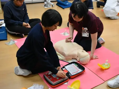 ▲業務を通じて、ご高齢者に対する内科や脳神経外科の看護を学べます