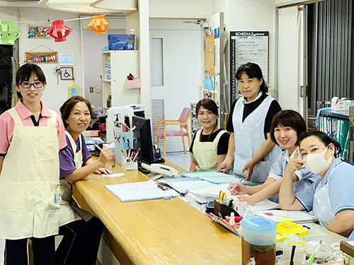 ▲コミュニケーション良好で、クラブ活動も行われています！