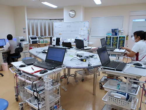 ▲質の高い医療の提供を大切にしています