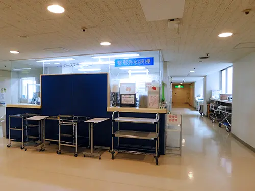 ▲入院中はもちろん、退院後の生活も見据えながら患者さまのケアに携われます