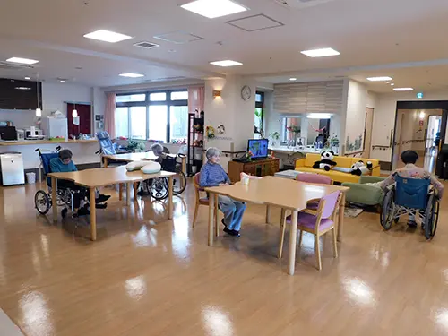 ▲明るい雰囲気の現場で利用者さまとお話しできます
