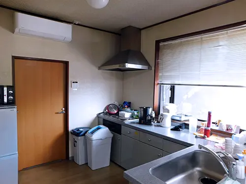 ▲古民家を改装したステーションです