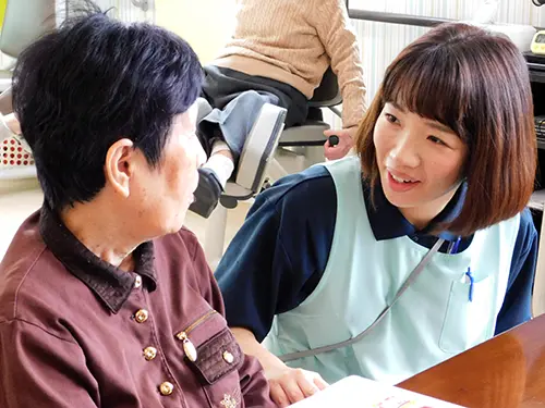 ▲入居者さま一人ひとりにじっくりと向き合える環境です