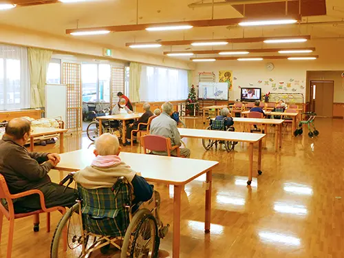 ▲平均要介護度3.5。　一人ひとりに合わせたケアを追求できます